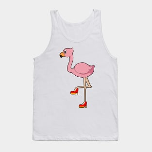 Flamingo High heels Tank Top